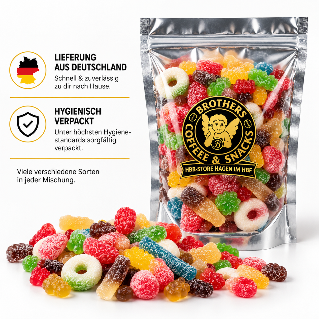 Süßigkeitenmischung – Bunter Mix mit vielen verschiedenen Sorten