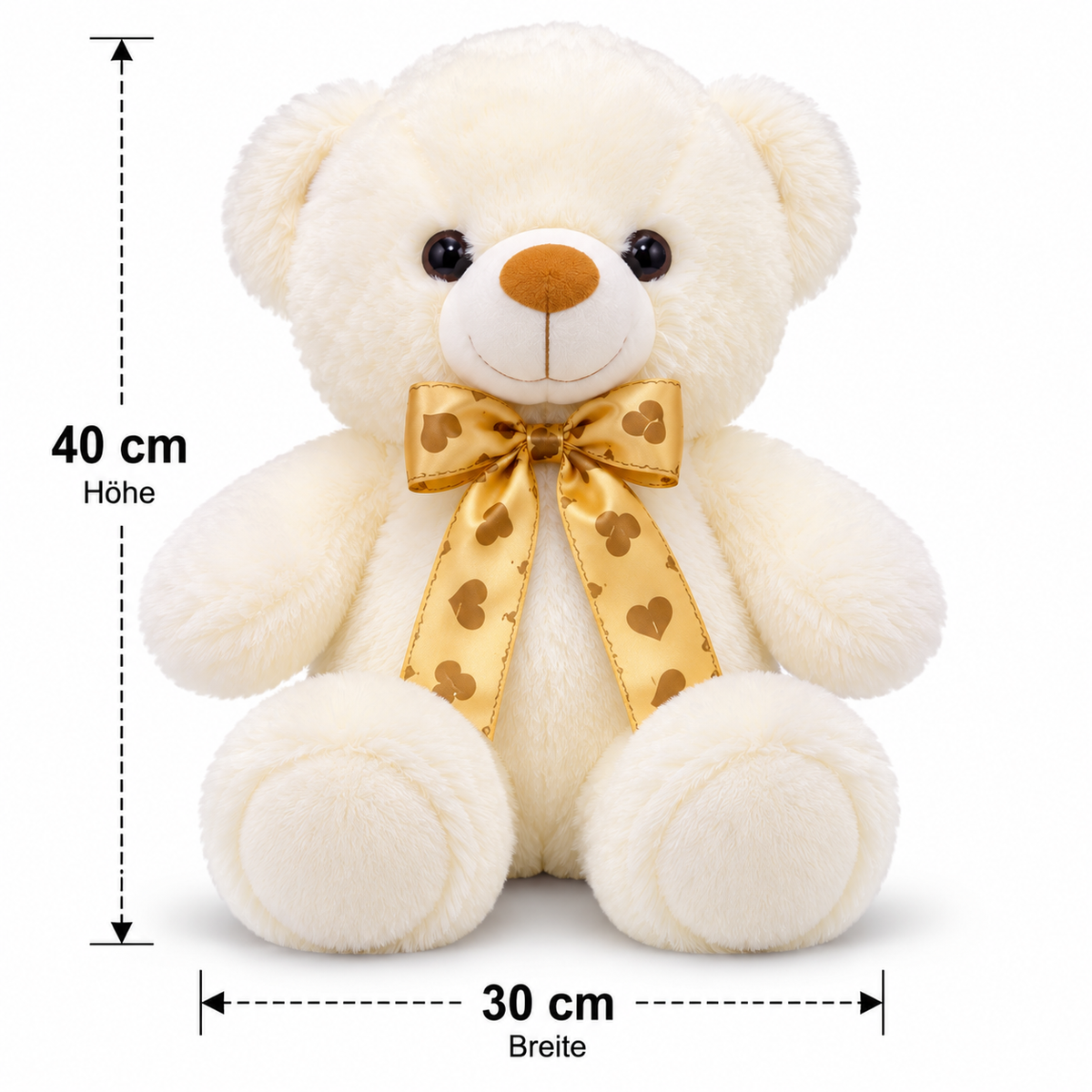 Kuschelteddy 40 cm – Teddybär in 4 Farben | Geschenkidee